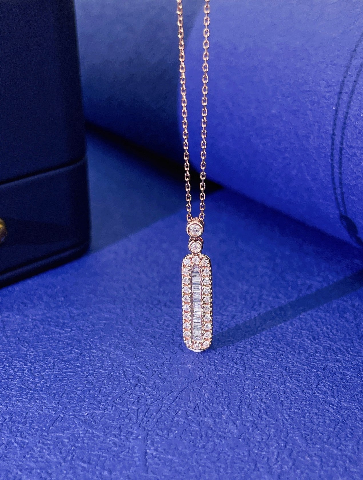 18K Diamond Messi Necklace - Exquisite Jewelry Piece - White Diamond Necklace