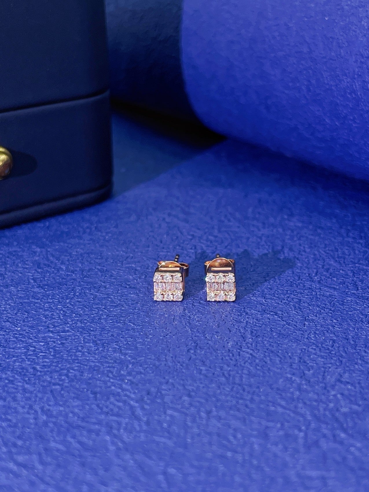 18K Diamond Square Sugar Triple-Wear Earrings - Jeweler.Jewelry