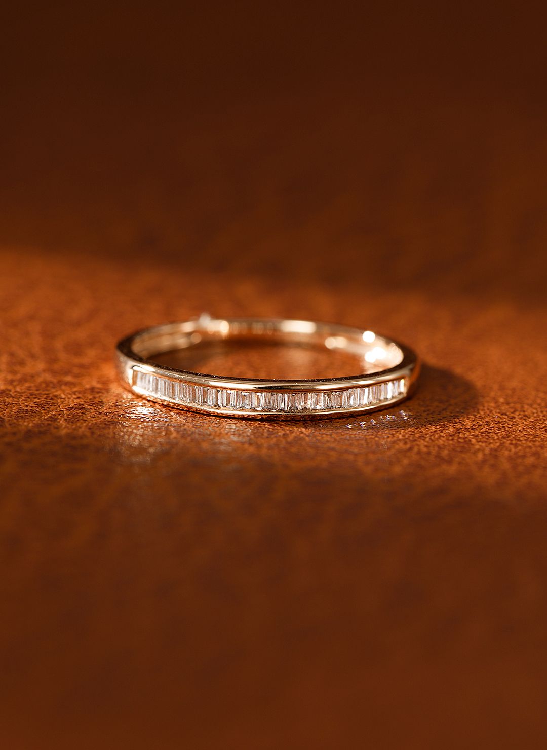 18K Diamond Tiered Row Ring - Elegant Jewelry Choice - White Diamond Ring