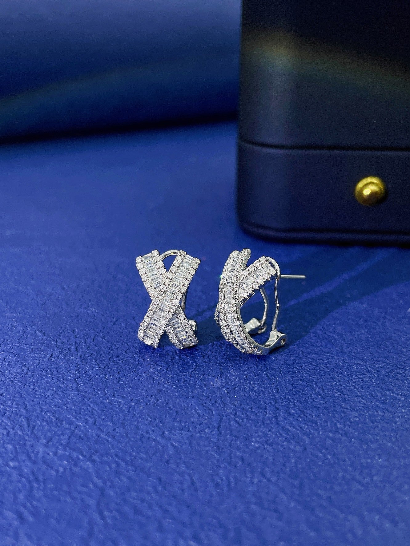 18K💎交叉耳扣 Jeweler.Jewelry