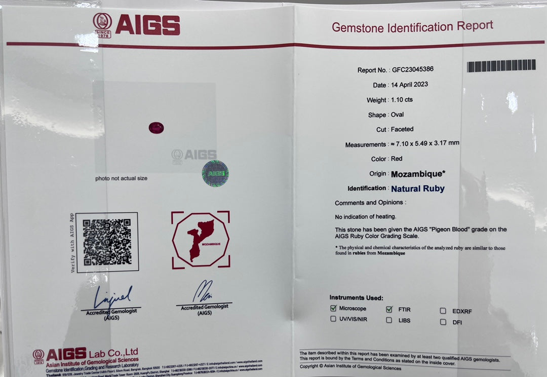 18K Red Gemstone Bowknot Ring with AIGS Certificate | Premium Jewelry - Red Treasure Ring