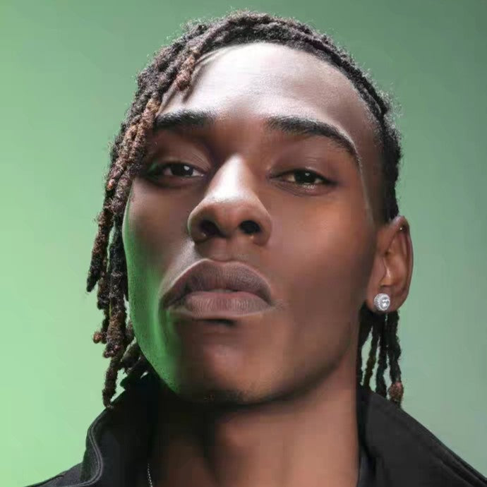 1 Pair Hip Hop Wedding Zircon Stud Earrings,Sparkling,Unisex,Daily Accessories And Women's Jewelry