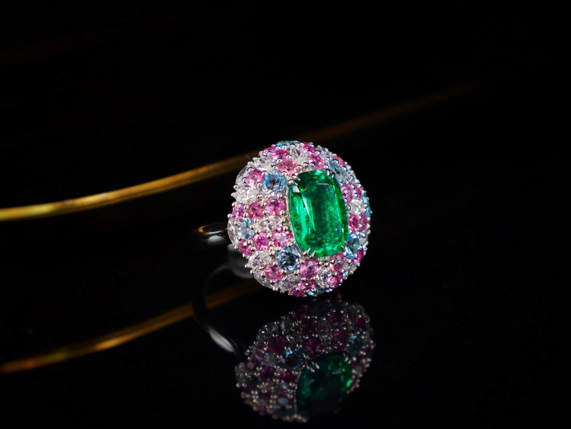 Garden of Gems Collection: Emerald Ring - A Breath of Fresh Air in Jewelry