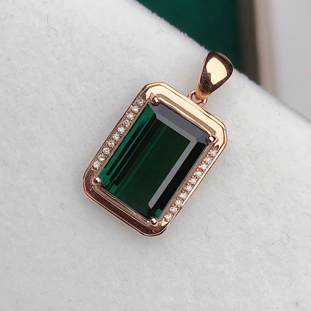 Loket Peridot Hijau Rimbun - Barang Kemas Pesona Musim Panas