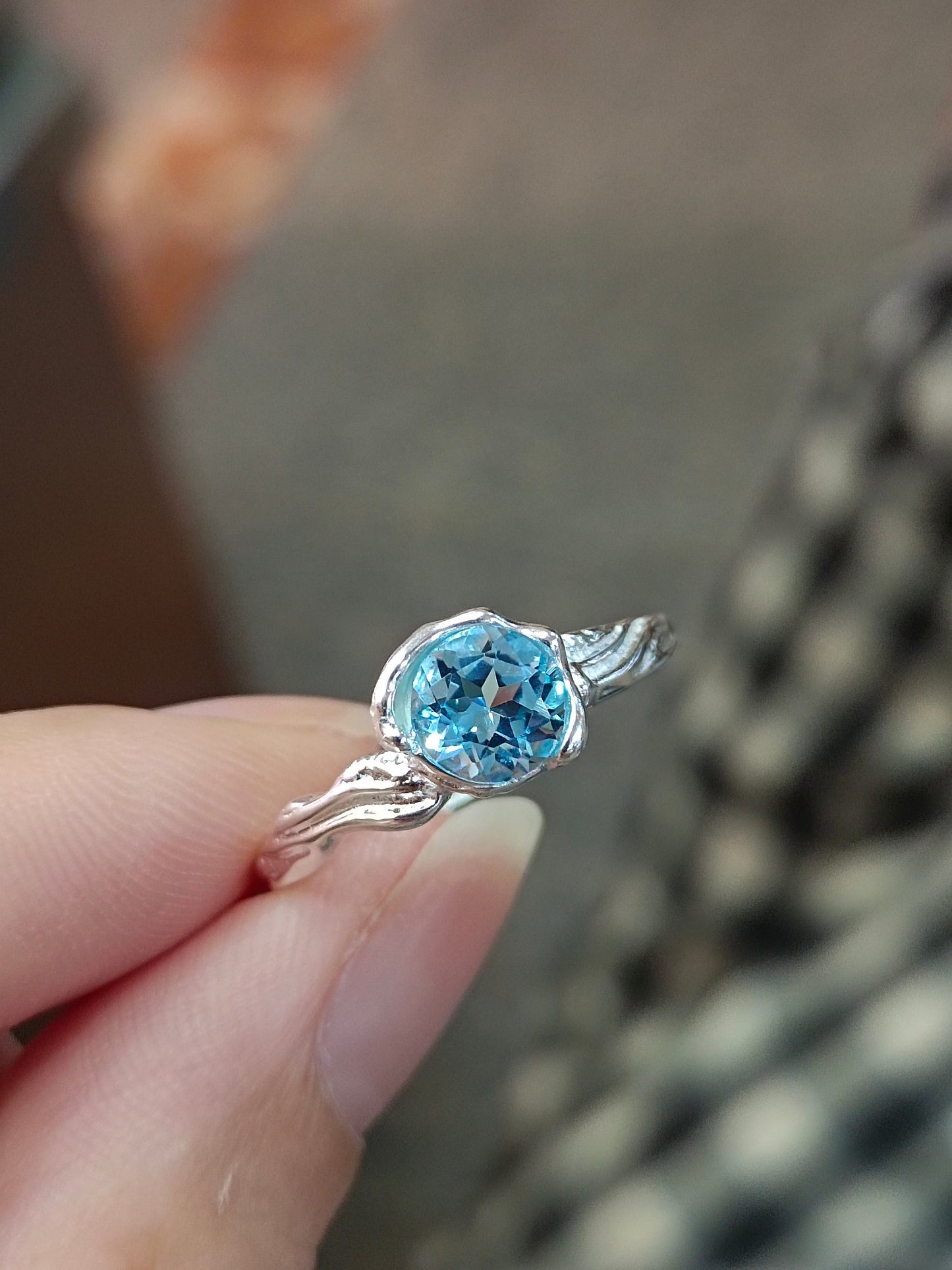 Naturlig Topaz Ring - Utsökta smycken för alla tillfällen