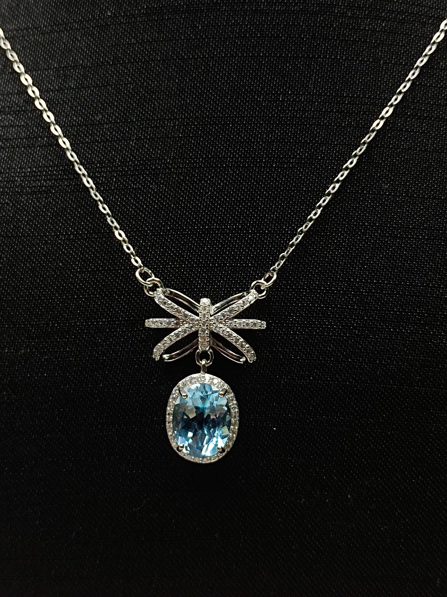 Natural Topaz Bowknot Necklace - Unique Jewelry for the Youthful Spirit