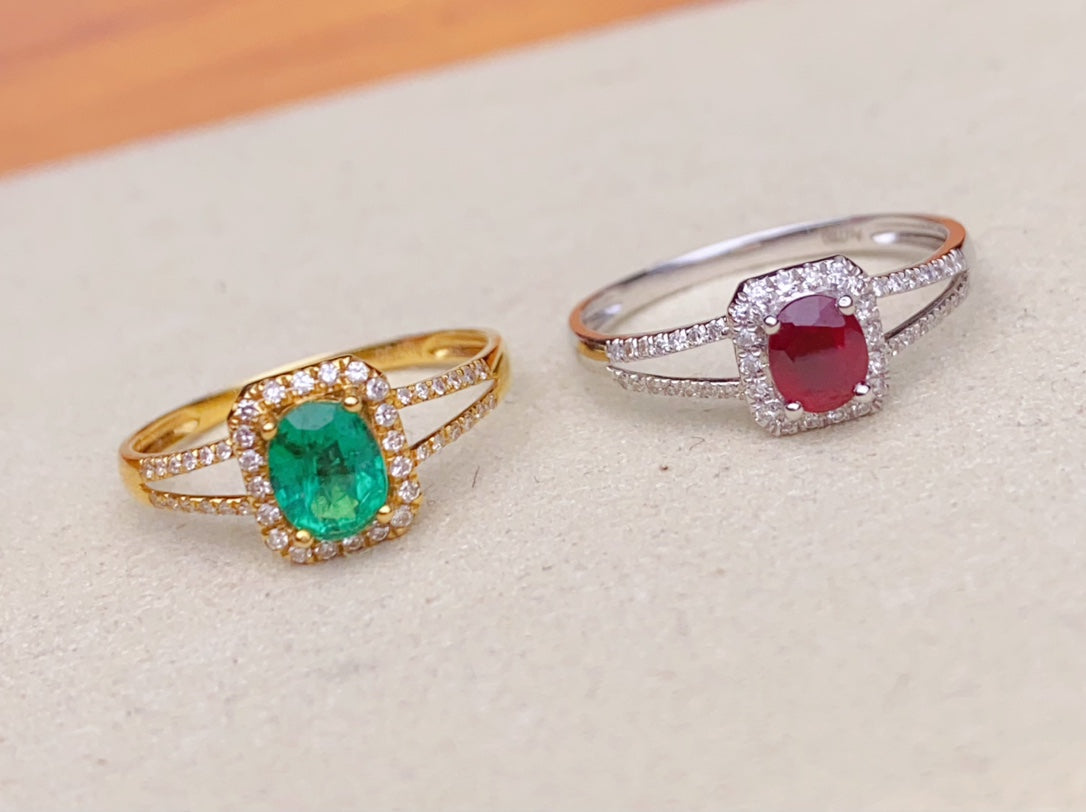 Elegant and Timeless Jewelry: Ruby & Emerald Delights