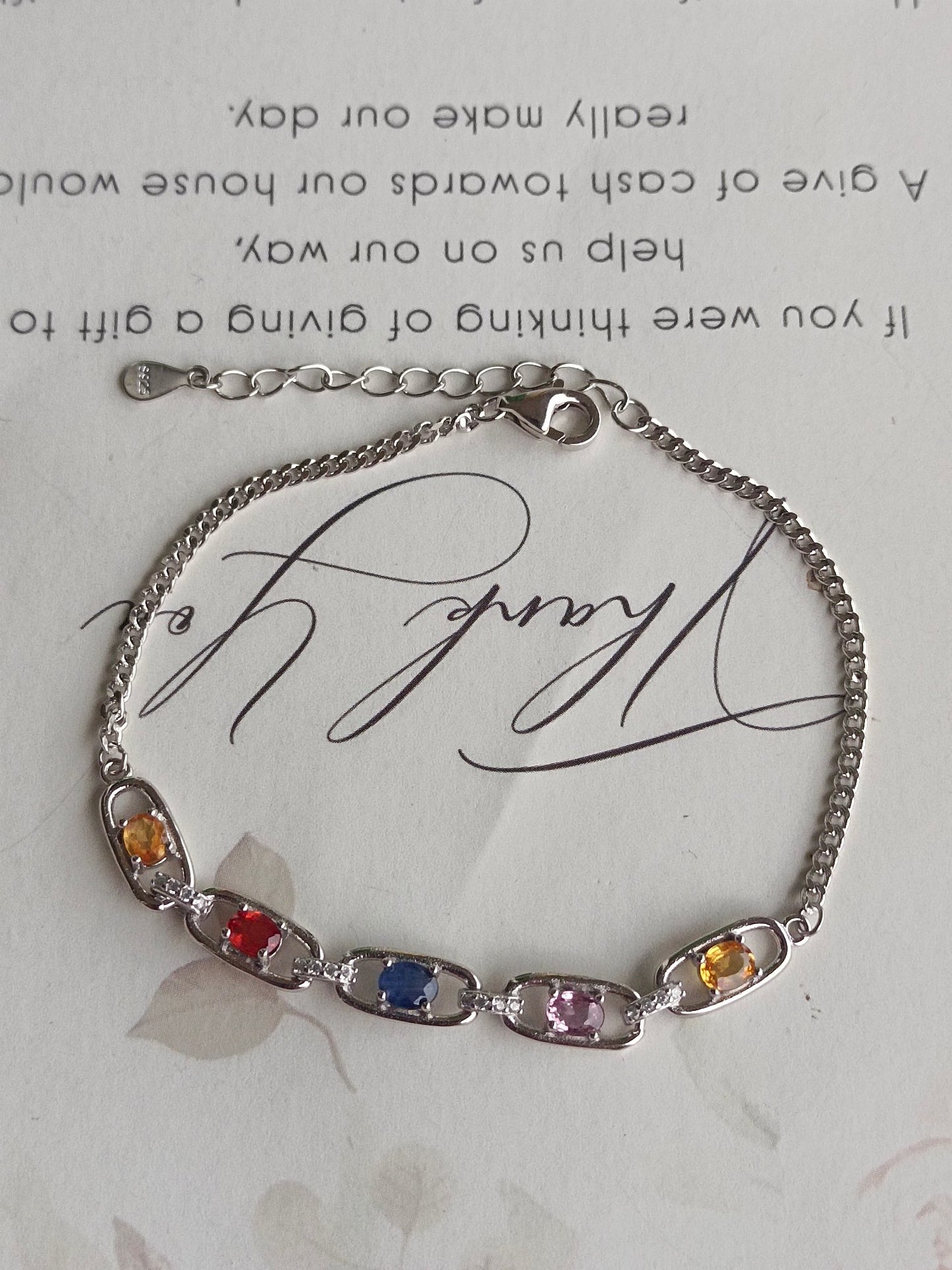 Natural Rainbow Sapphire Bracelet - Exquisite Jewelry for Every Occasion