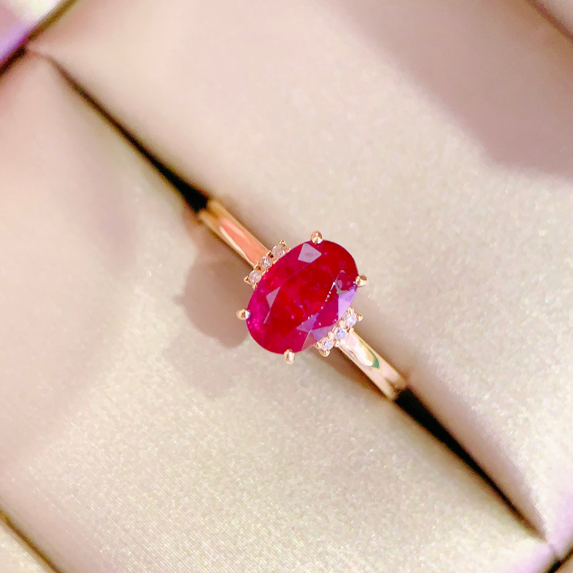 Red Tourmaline Ring - Elegant and Vibrant Jewelry
