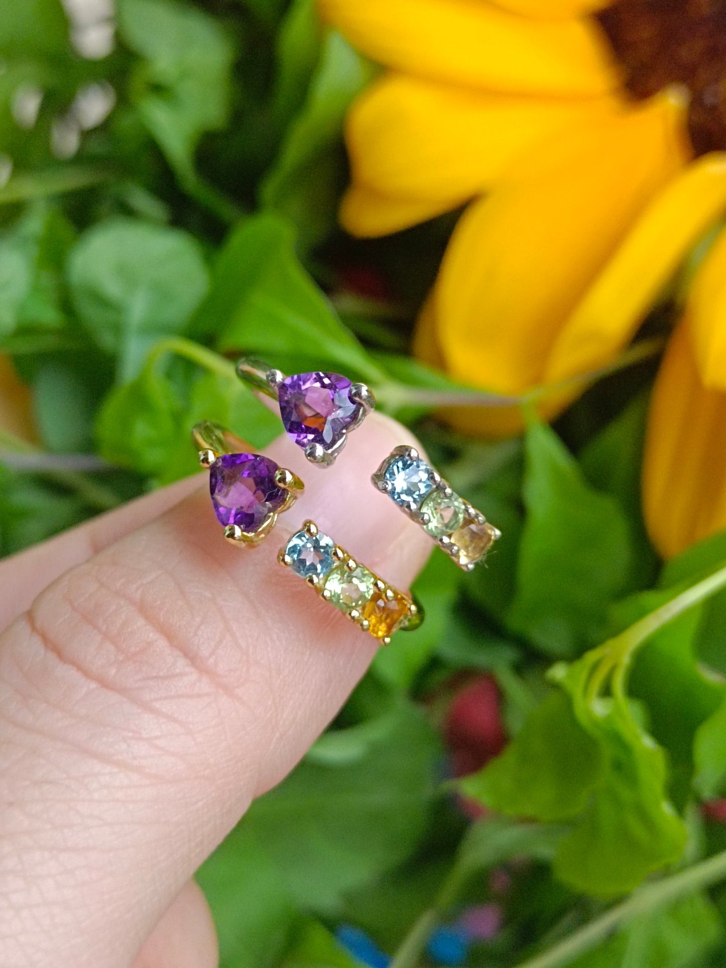 Levende flerfarget Sweet Treasures Ring - utsøkte smykker