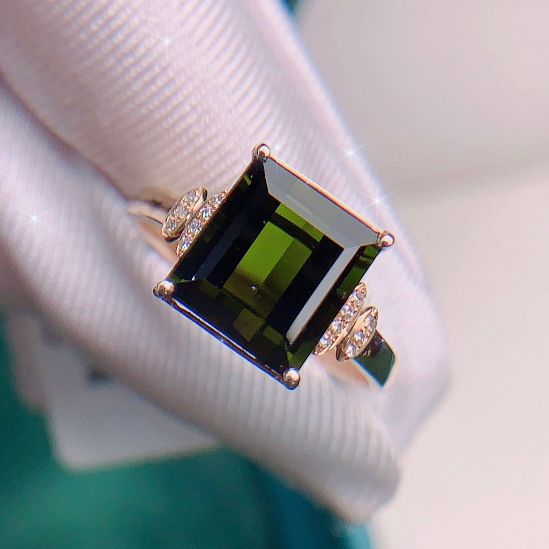 Healing Green Tourmaline Ring - A Must-Have Jewelry for Soothing Souls