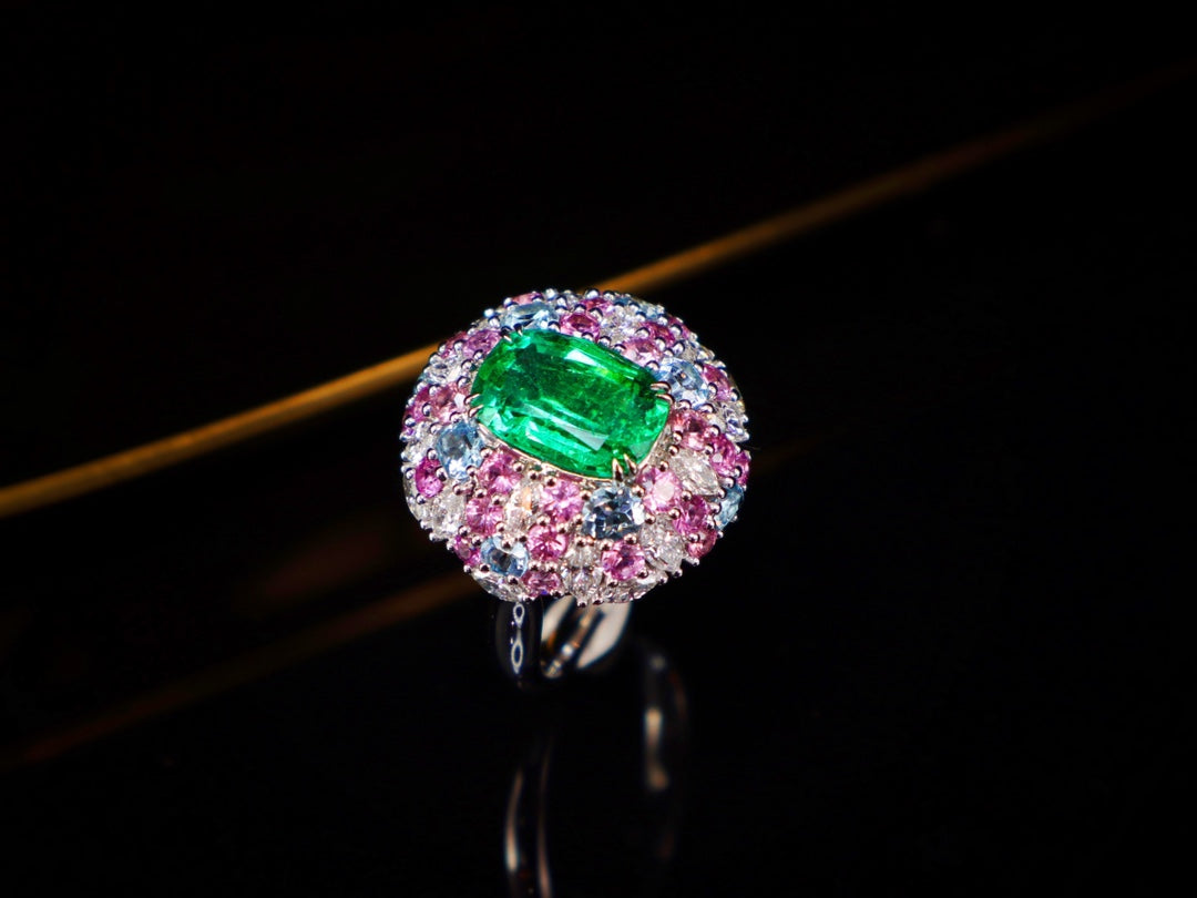 Garden of Gems Collection: Emerald Ring - A Breath of Fresh Air in Jewelry