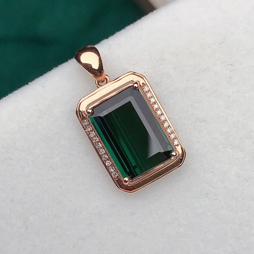 Loket Peridot Hijau Rimbun - Barang Kemas Pesona Musim Panas