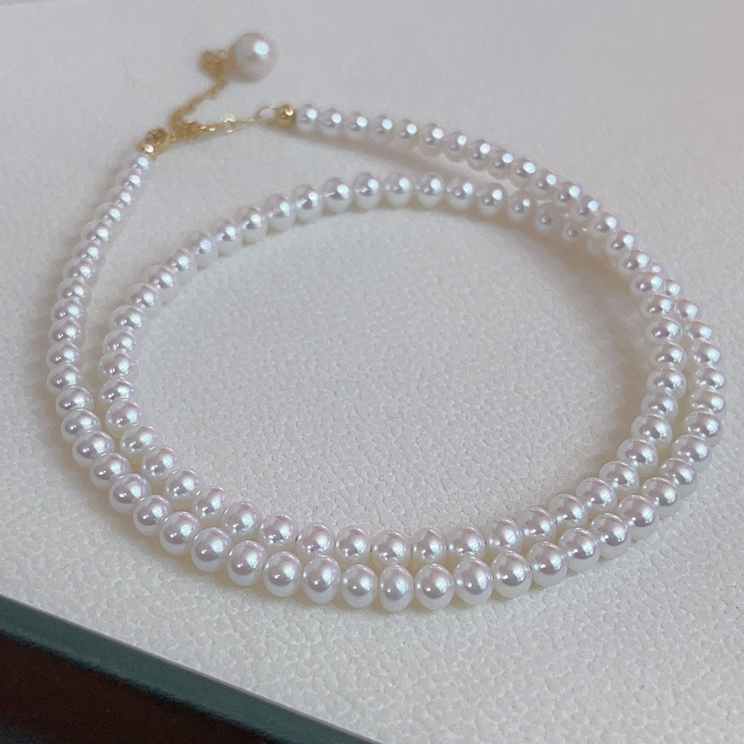 New Arrival! 4-5mm Aurora Freshwater Pearl Necklace - A Must-Have Jewelry