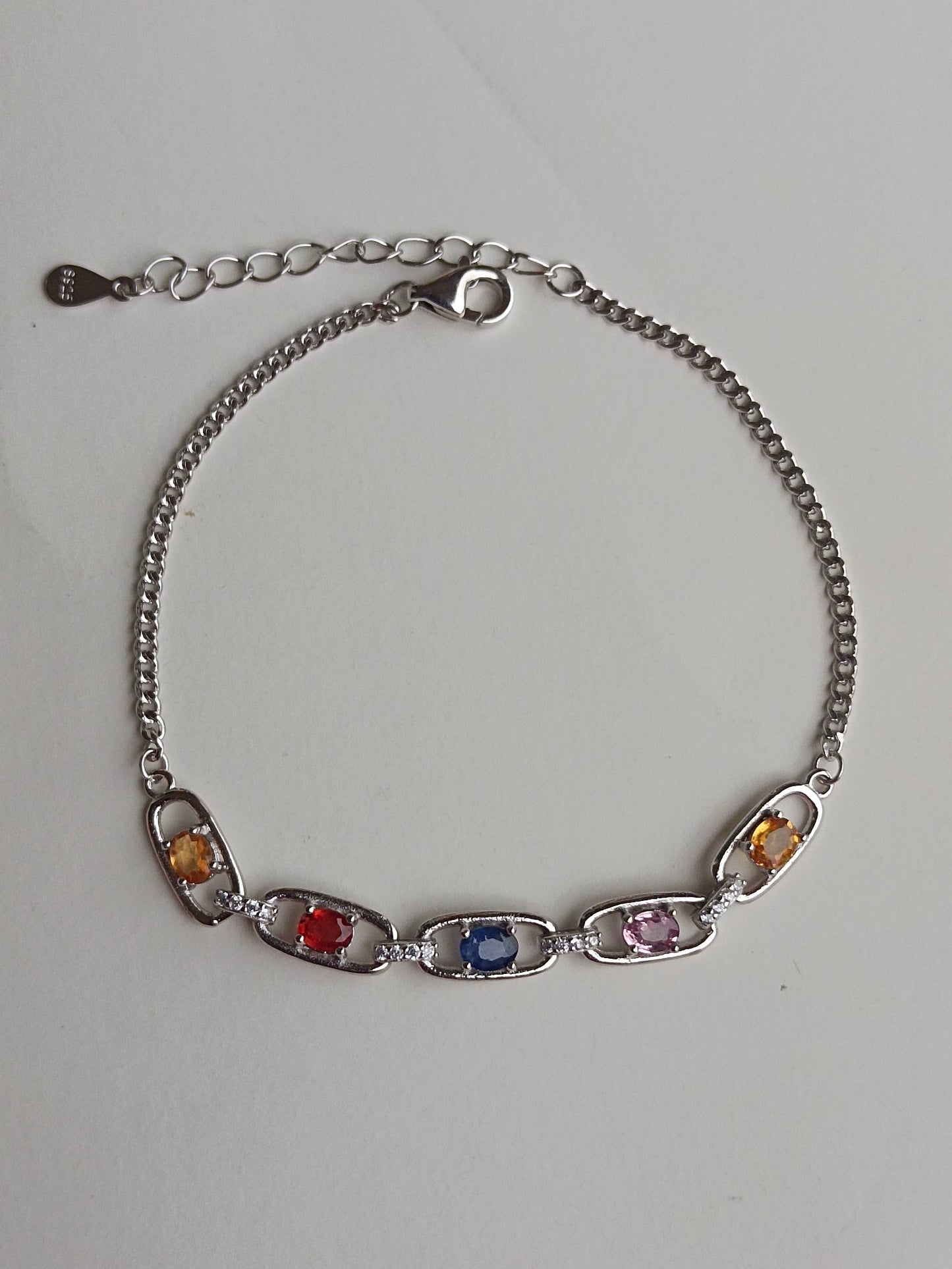Natural Rainbow Sapphire Bracelet - Exquisite Jewelry for Every Occasion