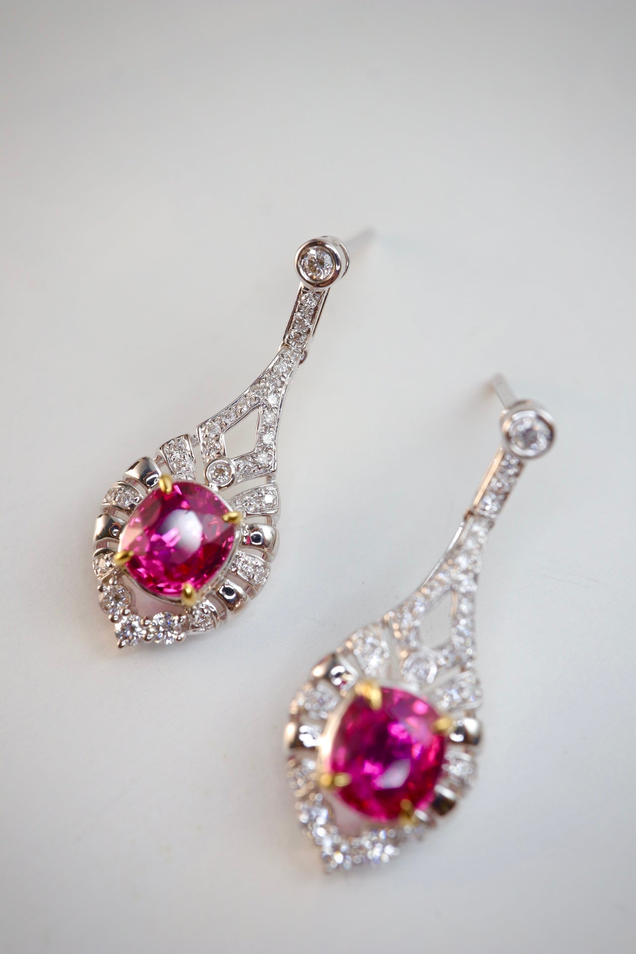 Pigeon's Blood Red Ruby Earrings - Premium Jewelry Gemstone