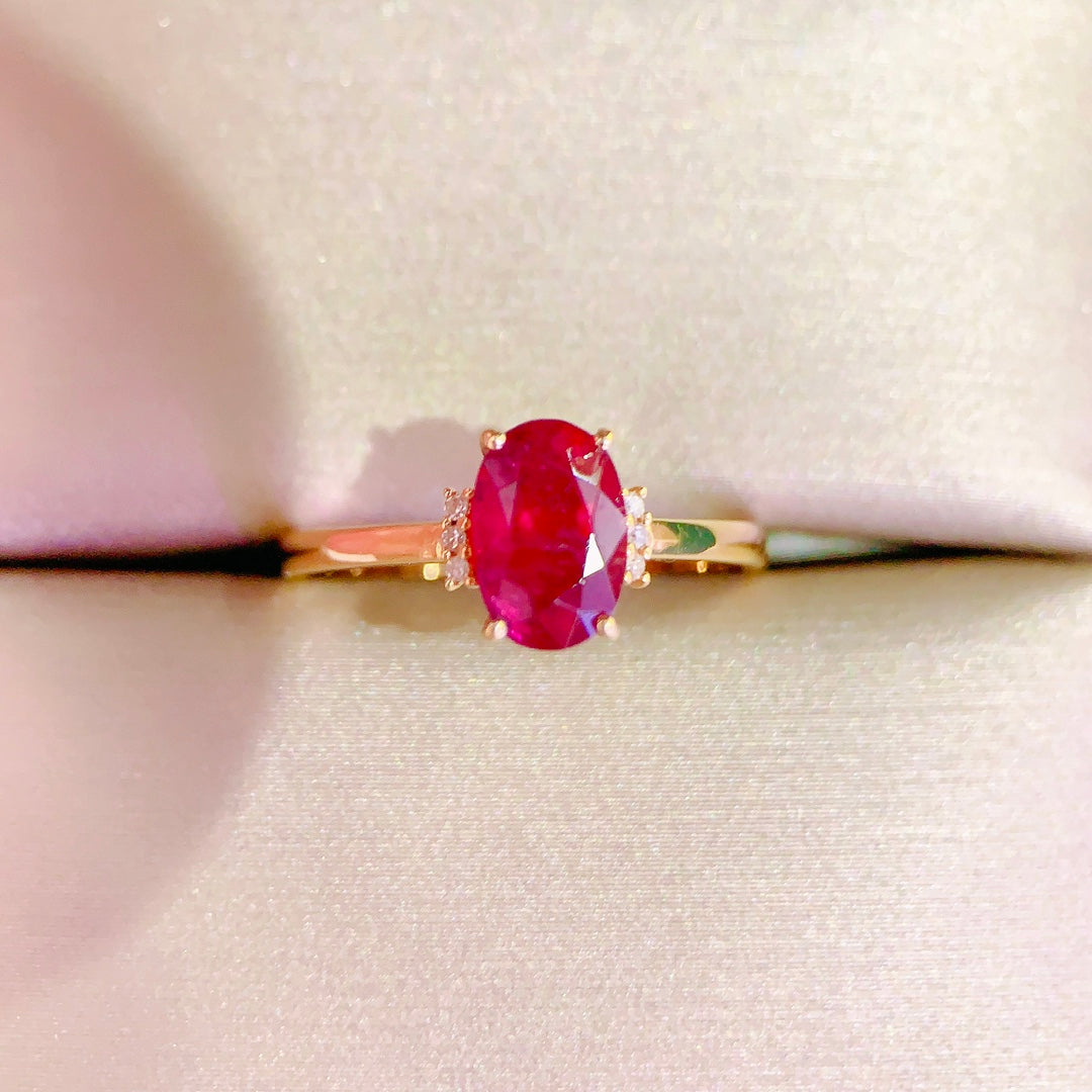 Red Tourmaline Ring - Elegant and Vibrant Jewelry