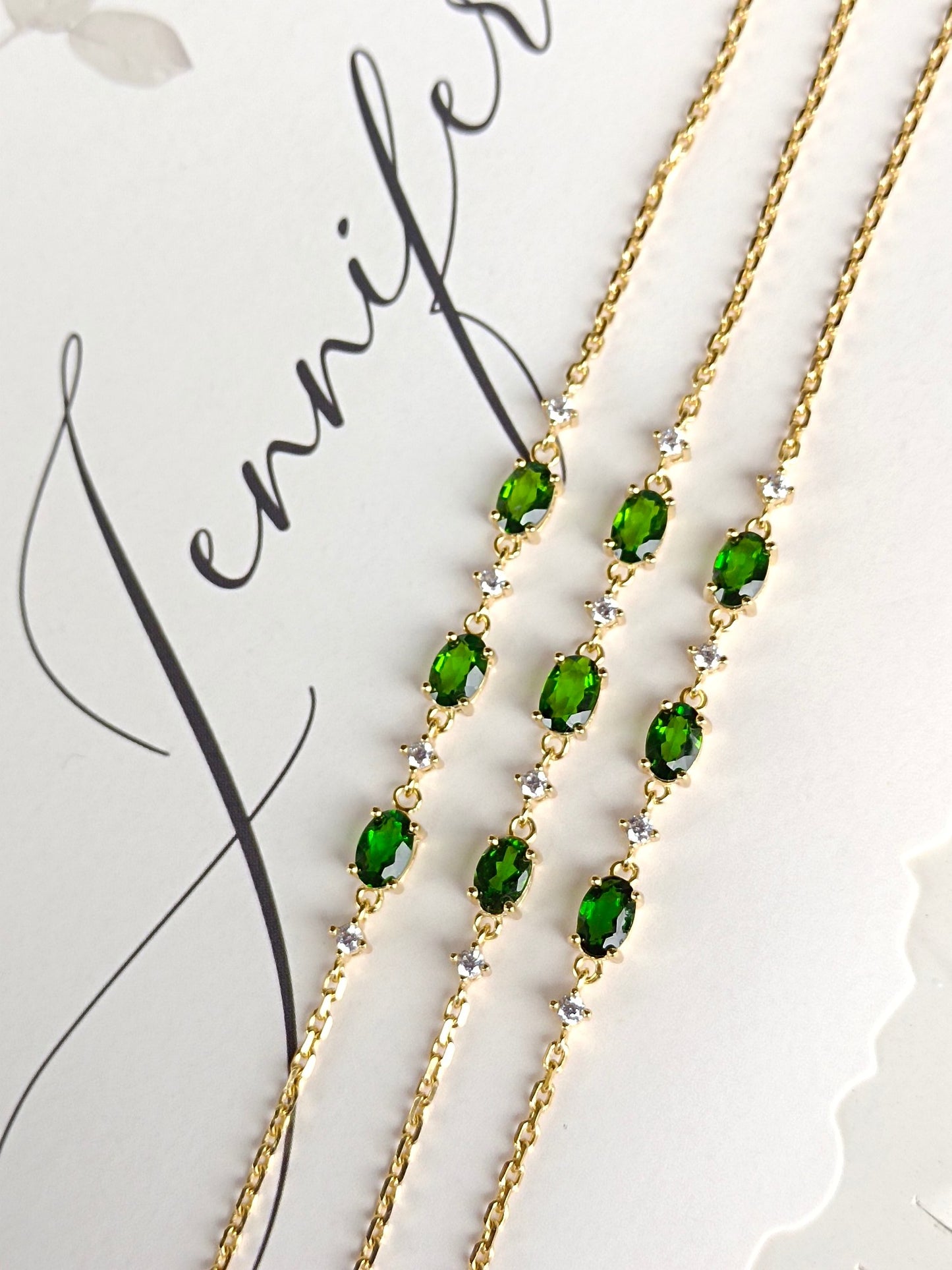 Natural Diopside Jewelry - Vitality Bracelet