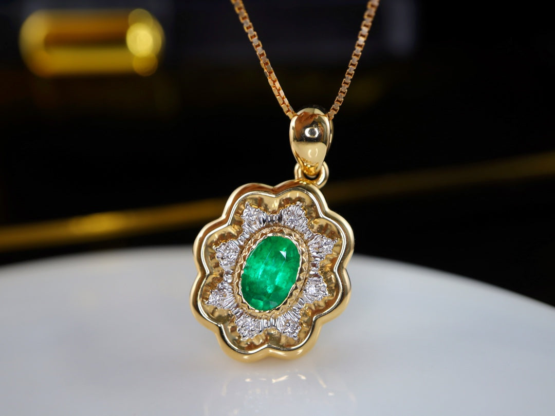 Vintage Panjshir Emerald Pendant Jewelry - A Timeless Treasure