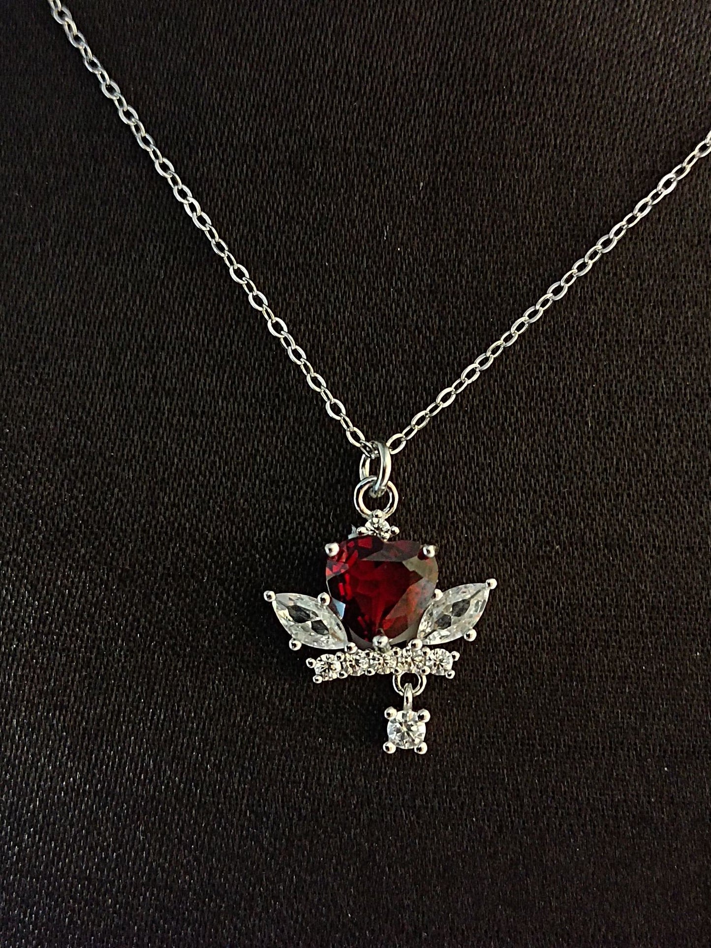 🔥Natuurlijke granaat hart hanger sieraden