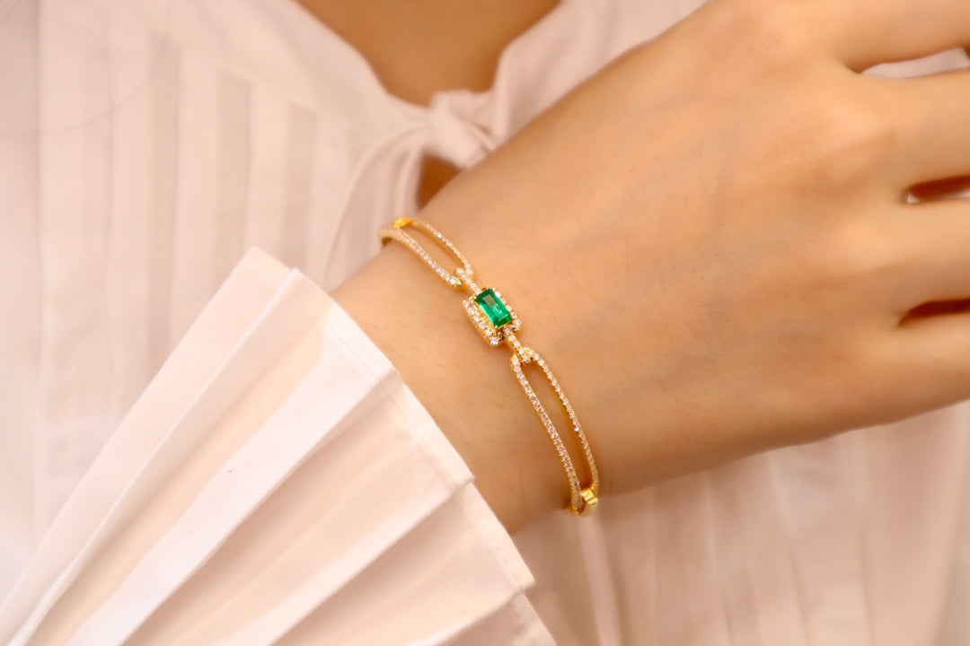 Panjshir Smaragd-Armband – hochwertiger Schmuck für ein stilvolles Statement