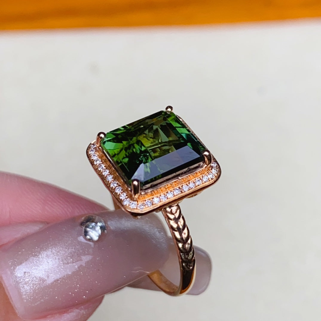 Cincin Bixbite Emas 18K Eksklusif dengan Aksen Berlian - Tawaran Barang Kemas