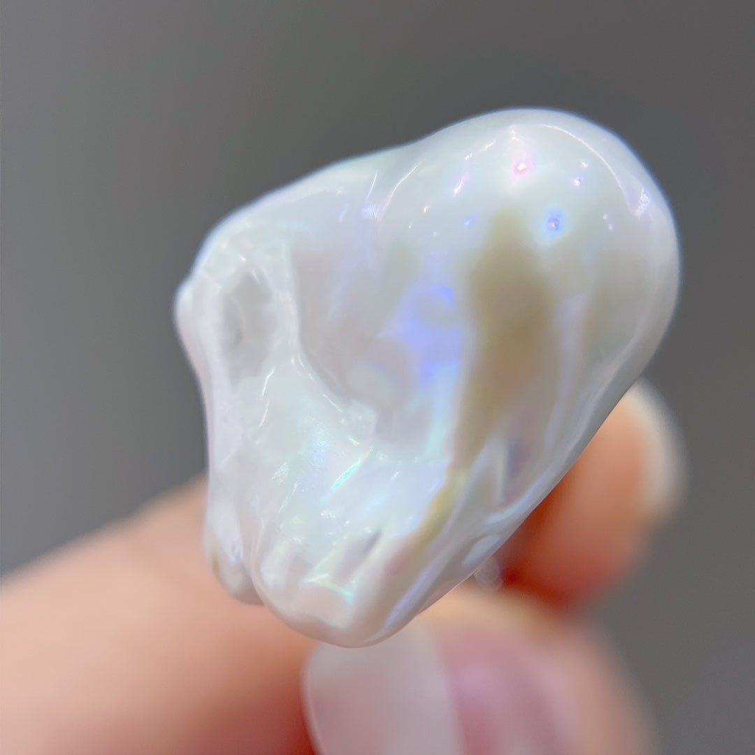 優雅 18K 金和巴洛克珍珠首飾