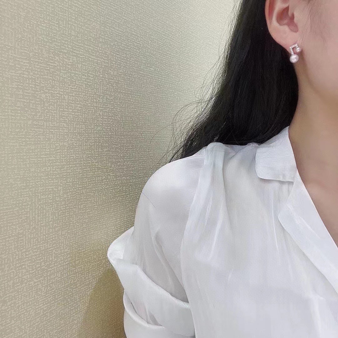 Brincos de notas musicais de diamante personalizados - coleção de joias de luxo