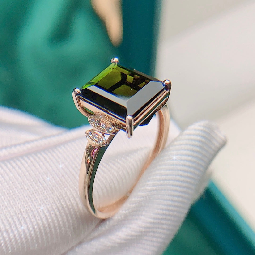 Healing Green Tourmaline Ring - A Must-Have Jewelry for Soothing Souls