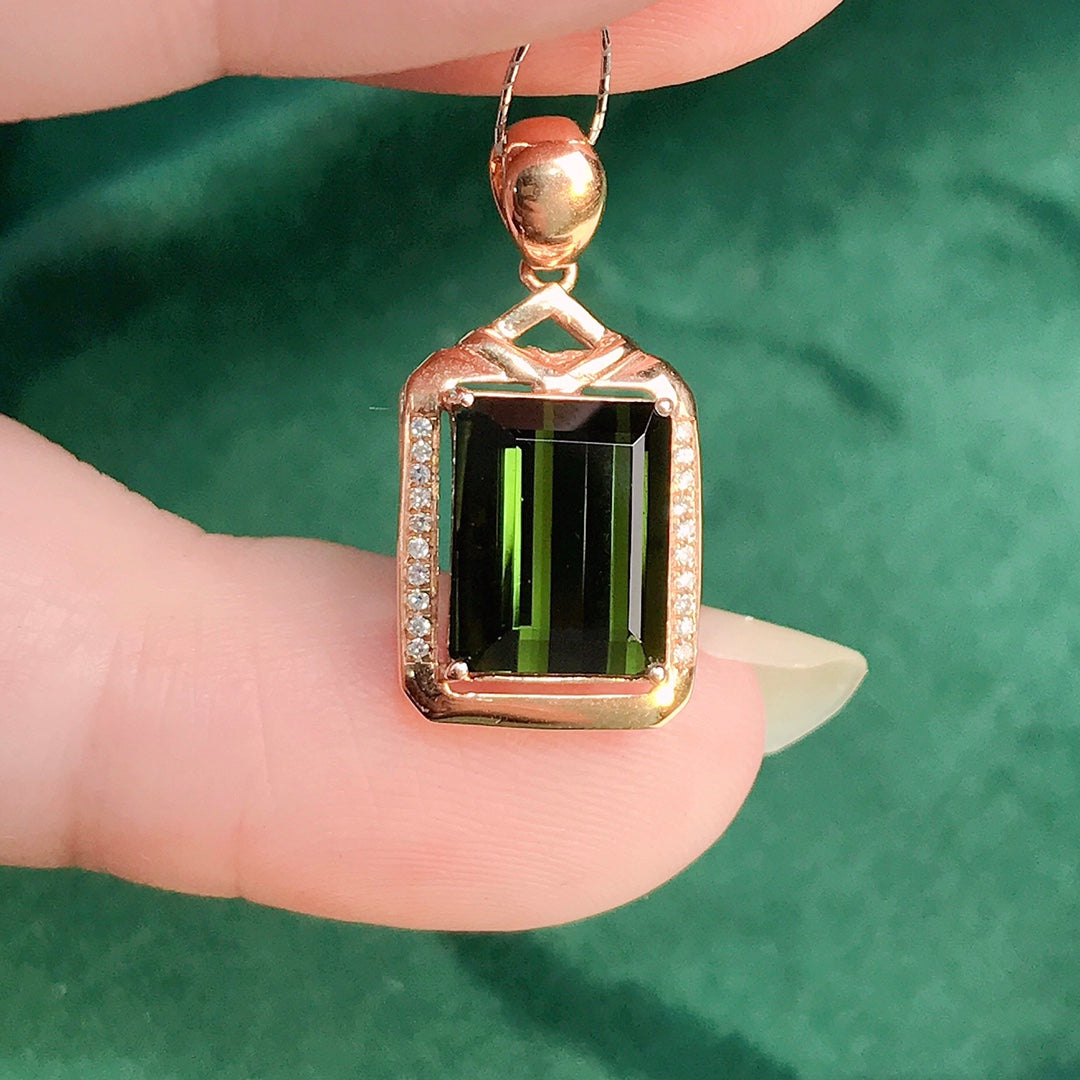 Hochwertiger Bixi-Anhängerschmuck mit 18 Karat Gold und südafrikanischen Diamanten