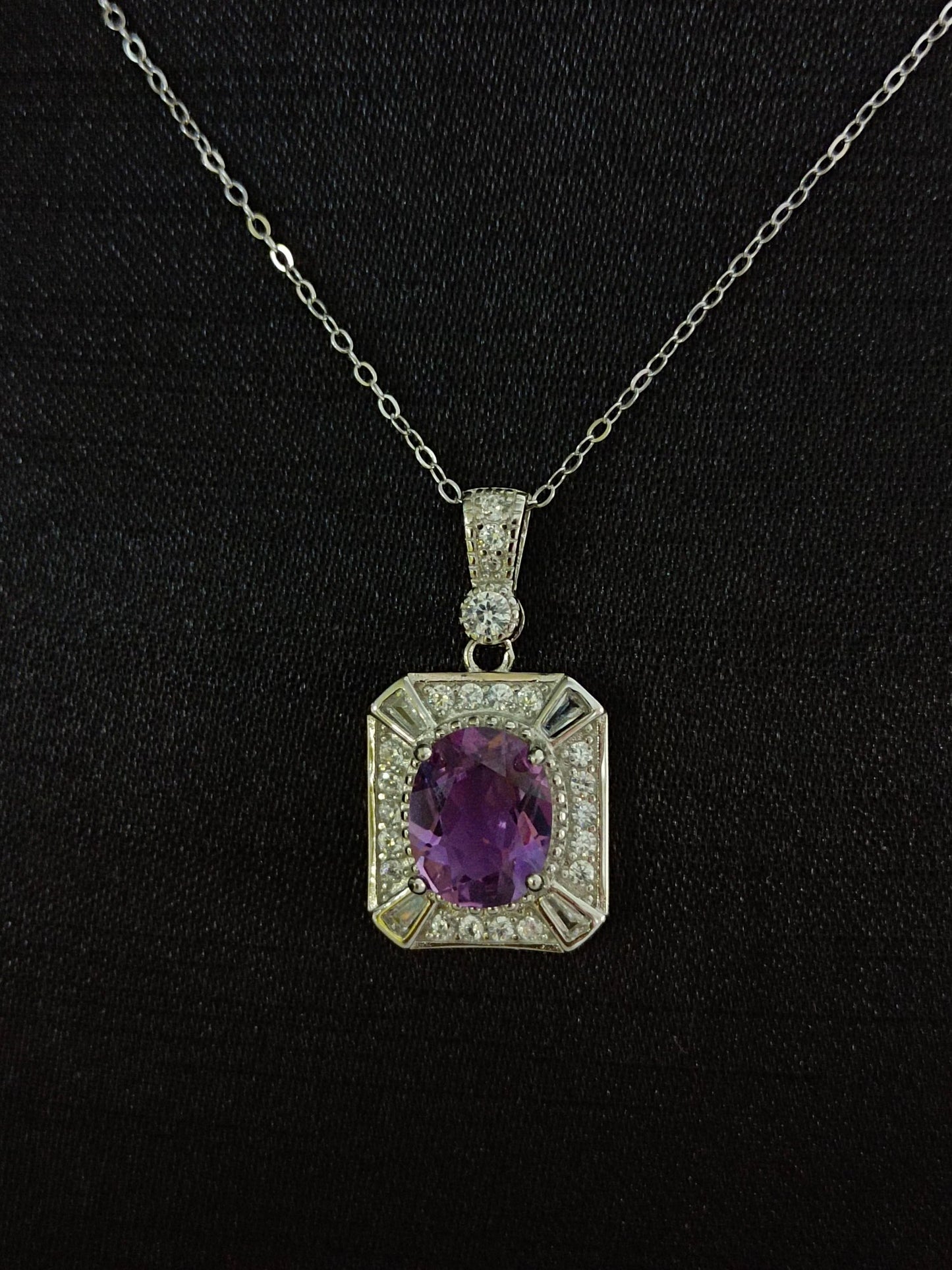Prachtige natuurlijke Amethist hanger sieraden