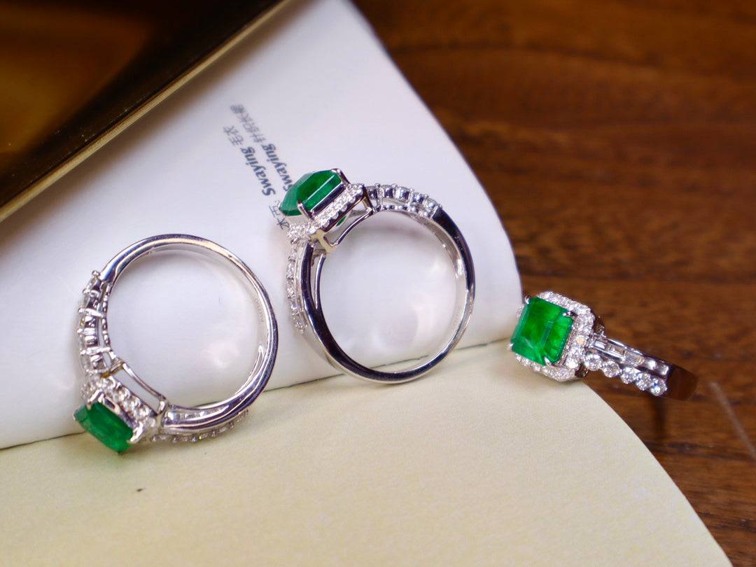 Exquisite Emerald Ring Jewelry - A Masterpiece of Nature and Craftsmanship