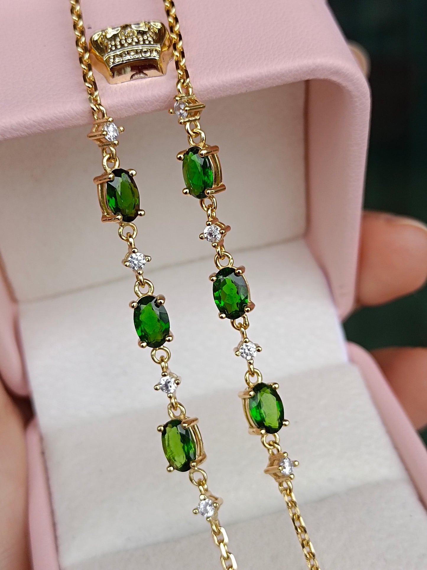 Natural Diopside Jewelry - Vitality Bracelet