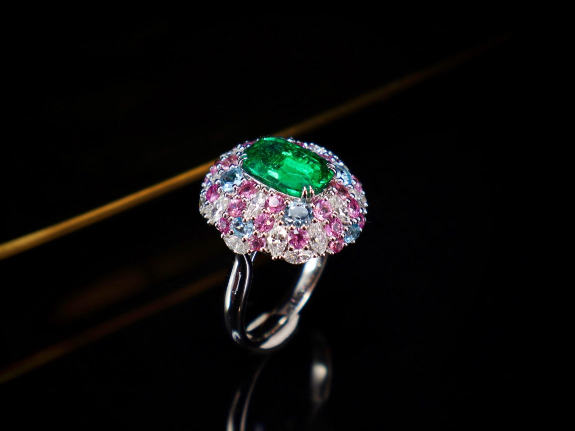 Garden of Gems Collection: Emerald Ring - A Breath of Fresh Air in Jewelry