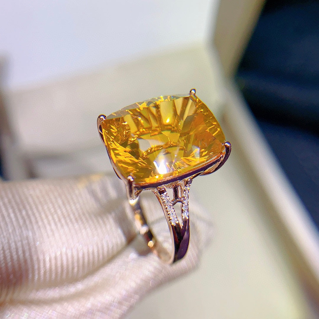 Dazzling Citrine Ring - A Must-Have Jewelry for Prosperity