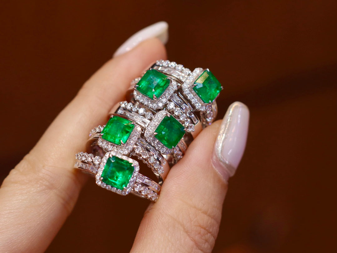 Exquisite Emerald Ring Jewelry - A Masterpiece of Nature and Craftsmanship