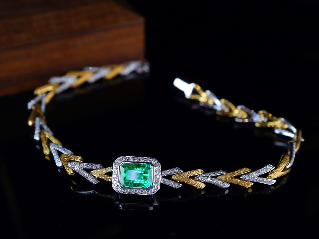 Smaragdgrünes Armband – Zeitlose Eleganz im Schmuck