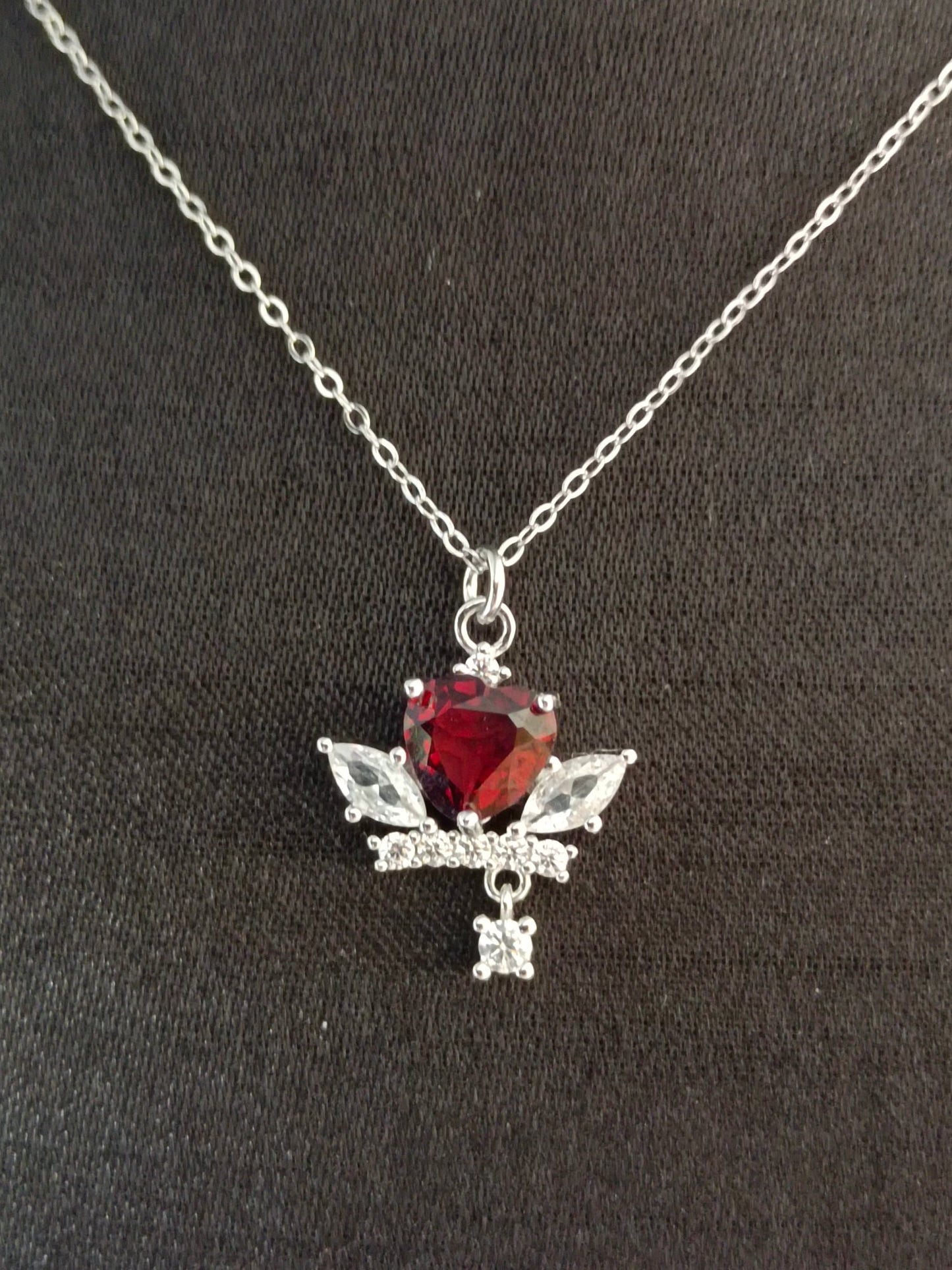 🔥Natuurlijke granaat hart hanger sieraden