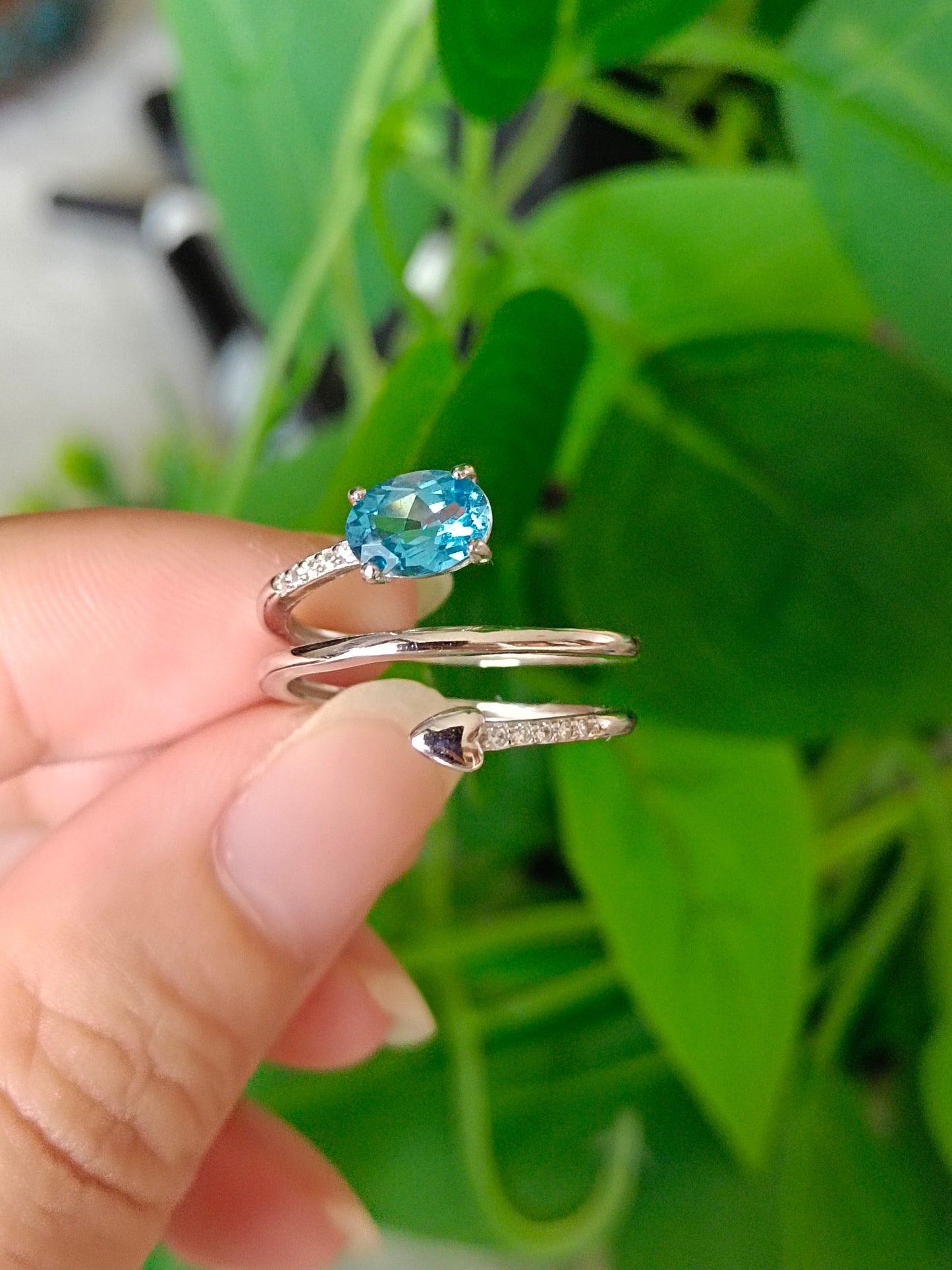 Dazzling Natural Topaz Ring - Unike smykker for forhøyet stil