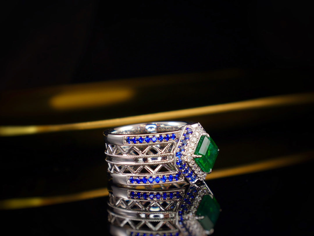 Inel de smarald - Bijuterie de ultimă generație cu măiestrie rafinată