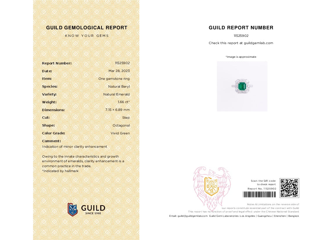 Inel de smarald - Bijuterie de lux verde viu