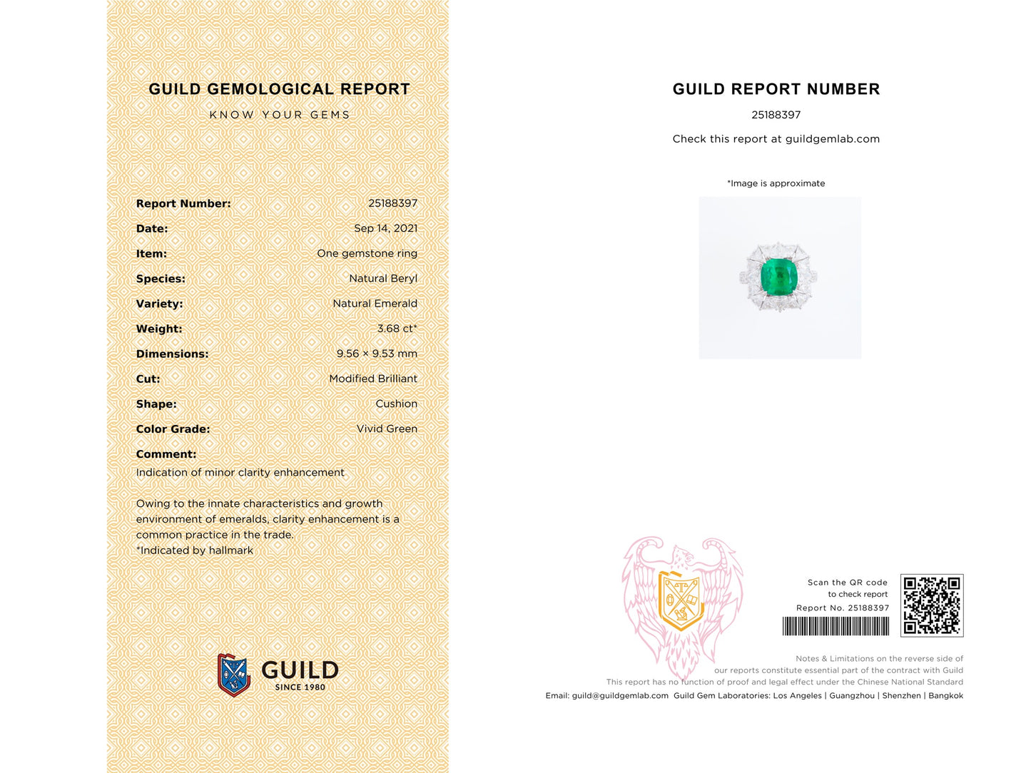 Emerald Ring - Högkvalitativt levande grönt smycke