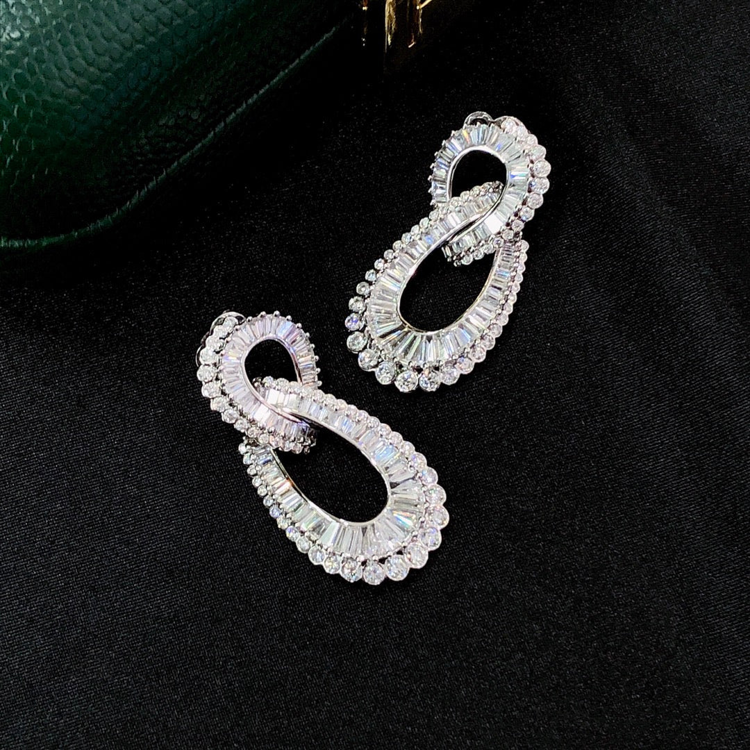 8-Word T-Shaped Diamond Earrings Jewelry - Jeweler.Jewelry
