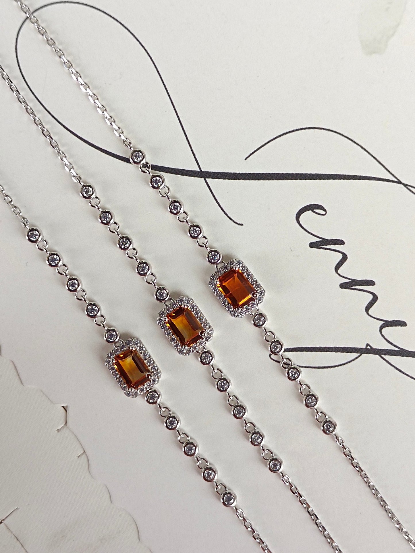 Natural Vivid Yellow Citrine Armband - Utsökta smycken för elegans