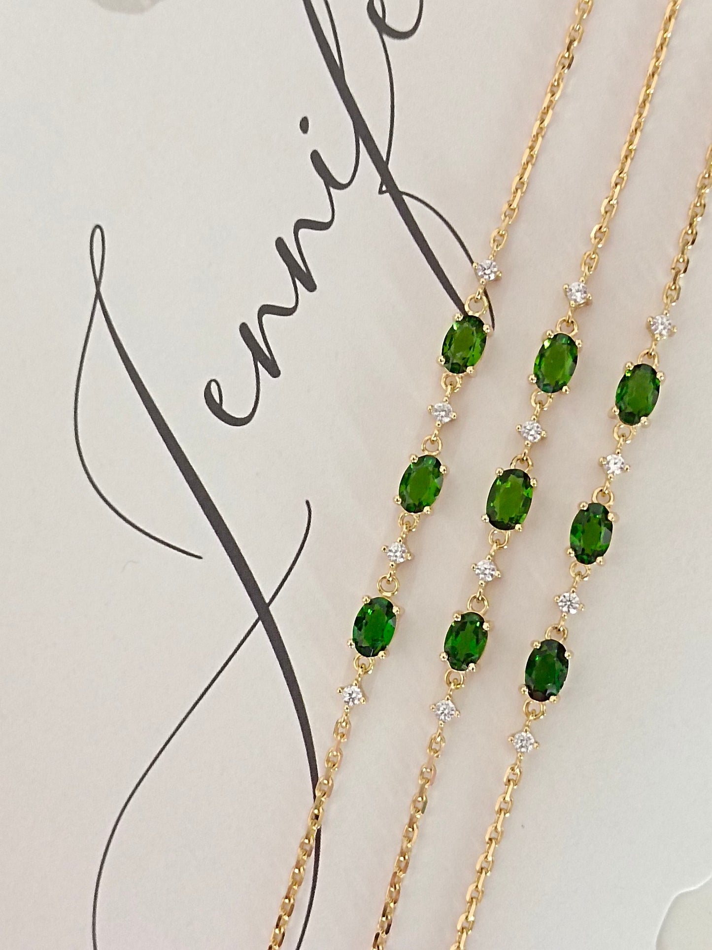 Natural Diopside Jewelry - Vitality Bracelet