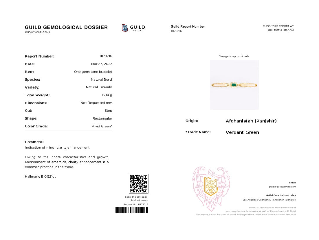 Panjshir Smaragd-Armband – hochwertiger Schmuck für ein stilvolles Statement