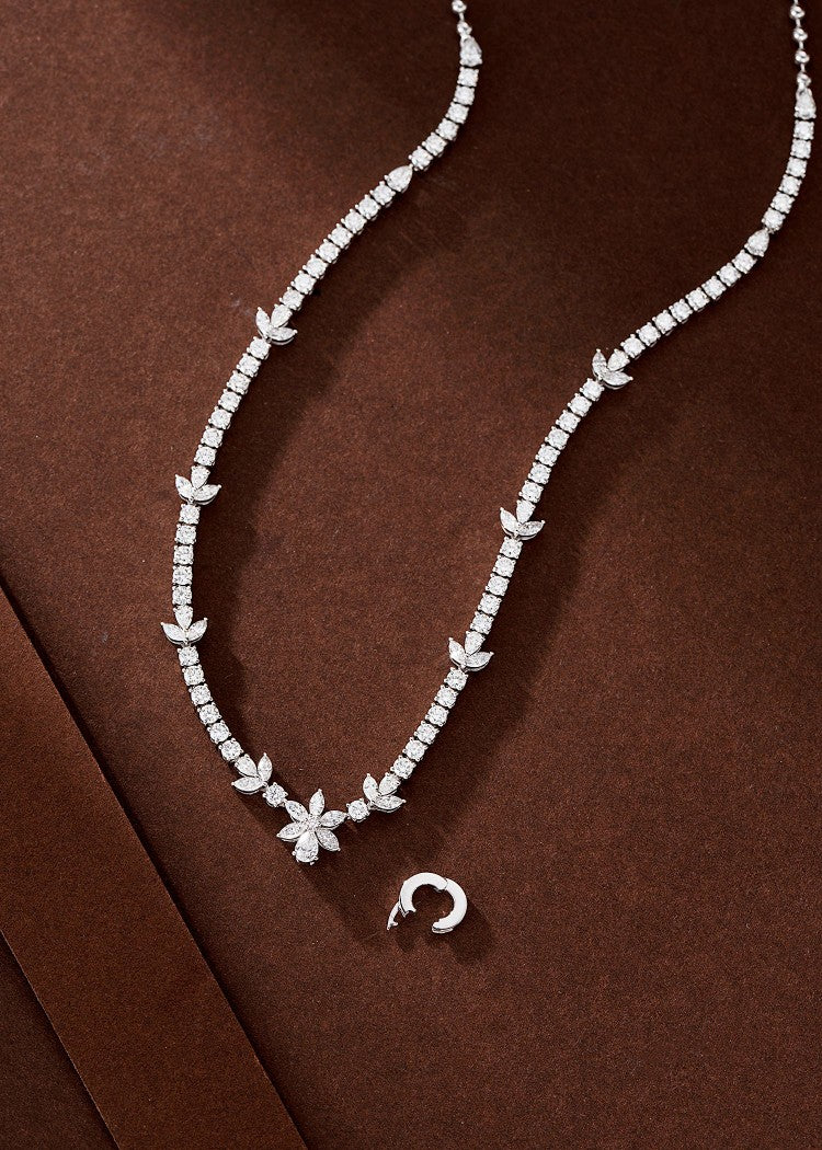 Diamond Splash Pendant Set (Universal Chain) - Premium Jewelry - Universal Chain