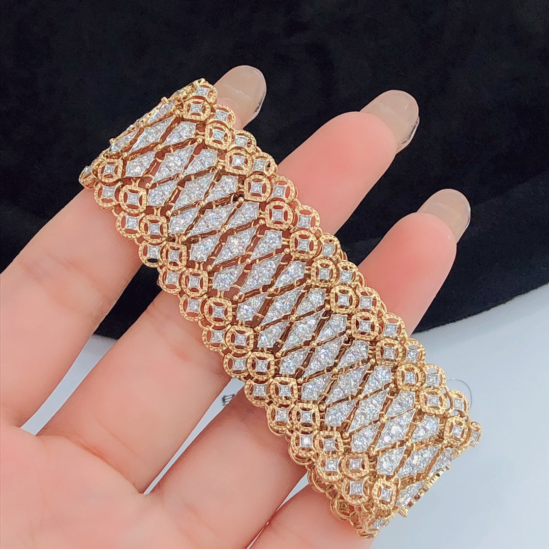 Luxurious Yellow Diamond Bracelet - Premium Jewelry Piece - Yellow Diamond Bracelet