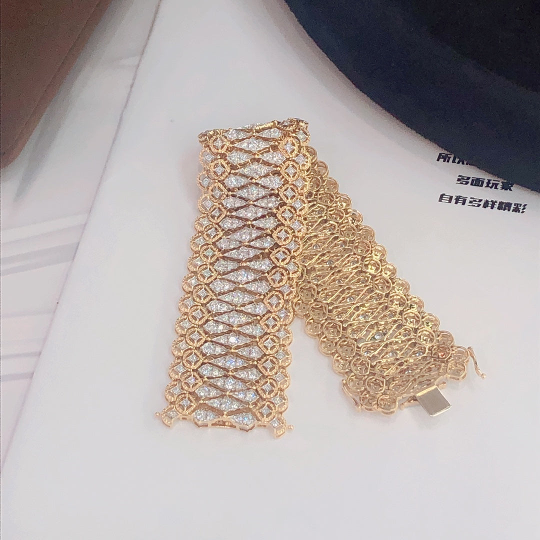 Luxurious Yellow Diamond Bracelet - Premium Jewelry Piece - Yellow Diamond Bracelet