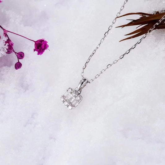 Sparkling Diamond T Pendant - Premium Jewelry Collection - White Diamond Pendant